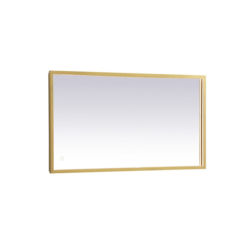 Elegant Decor Pier 20X36" LED Mirror/3000K/4200K/6400K, Brass