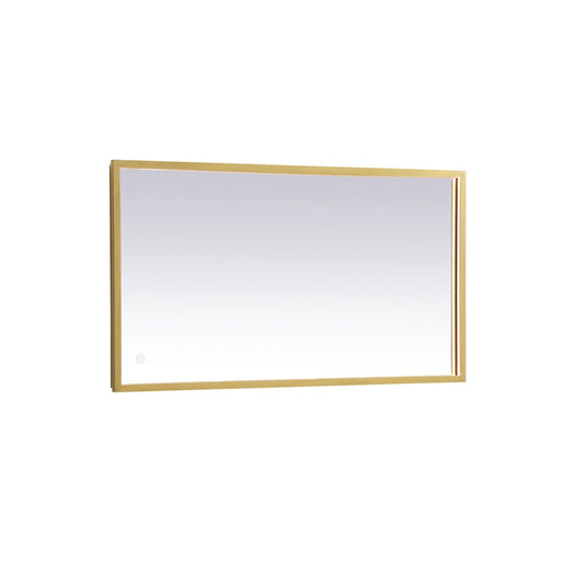 Elegant Decor Pier 20X36" LED Mirror/3000K/4200K/6400K, Brass
