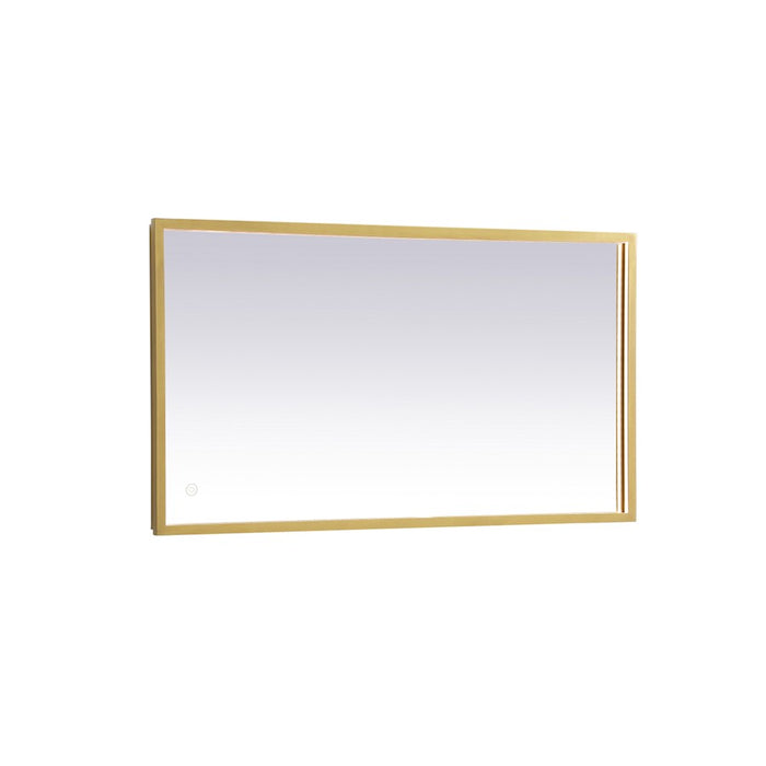 Elegant Decor Pier 20X36" LED Mirror/3000K/4200K/6400K, Brass