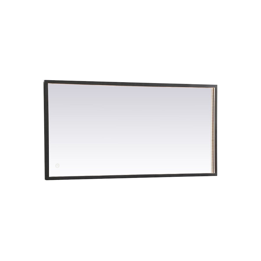 Elegant Decor Pier 20X40" LED Mirror/3000K/4200K/6400K, Black