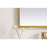 Elegant Decor Pier 20X40" LED Mirror/3000K/4200K/6400K, Brass