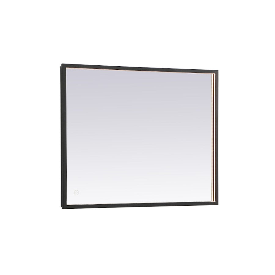 Elegant Decor Pier 24X30" LED Mirror/3000K/4200K/6400K, Black