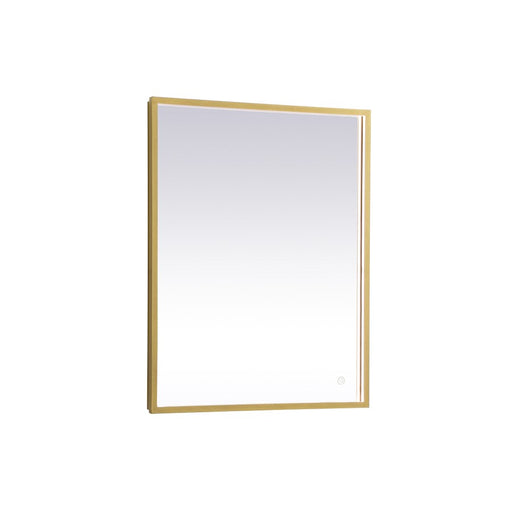 Elegant Decor Pier 24X30" LED Mirror/3000K/4200K/6400K, Brass