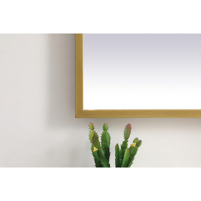 Elegant Decor Pier 24X30" LED Mirror/3000K/4200K/6400K, Brass