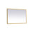 Elegant Decor Pier 24X36" LED Mirror/3000K/4200K/6400K, Brass