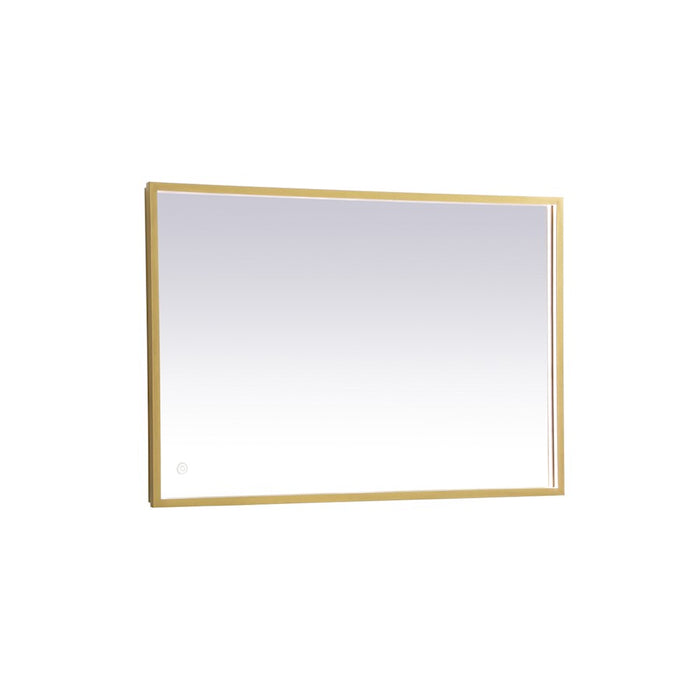 Elegant Decor Pier 24X36" LED Mirror/3000K/4200K/6400K, Brass
