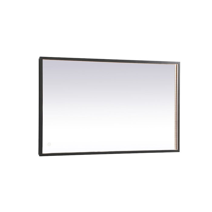 Elegant Decor Pier 24X40" LED Mirror/3000K/4200K/6400K, Black