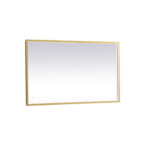 Elegant Decor Pier 24X40" LED Mirror/3000K/4200K/6400K, Brass