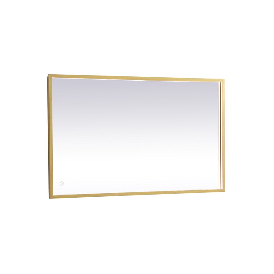 Elegant Decor Pier 24X40" LED Mirror/3000K/4200K/6400K, Brass