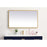 Elegant Decor Pier 24X40" LED Mirror/3000K/4200K/6400K, Brass