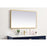 Elegant Decor Pier 24X40" LED Mirror/3000K/4200K/6400K, Brass