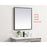 Elegant Decor Pier 27X30" LED Mirror/3000K/4200K/6400K, Black