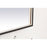 Elegant Decor Pier 27X30" LED Mirror/3000K/4200K/6400K, Black