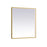 Elegant Decor Pier 27X30" LED Mirror/3000K/4200K/6400K, Brass