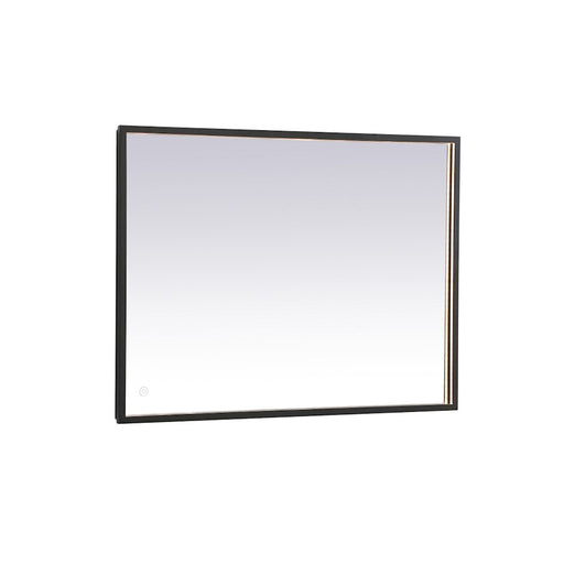 Elegant Decor Pier 27X36" LED Mirror/3000K/4200K/6400K, Black