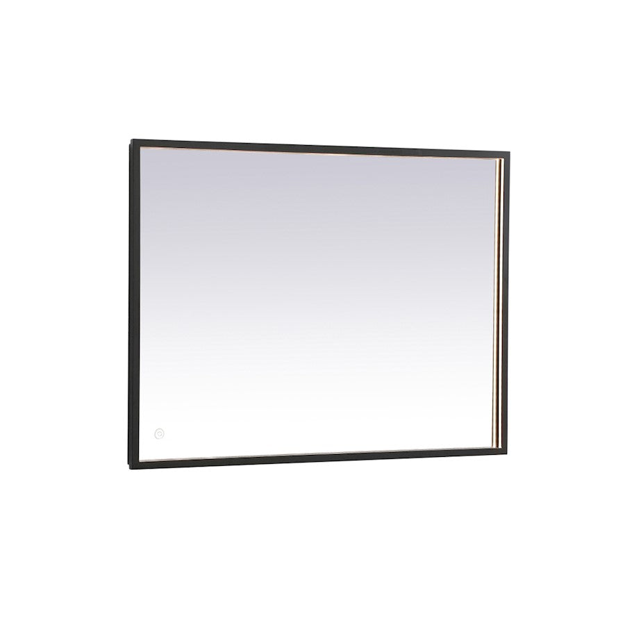 Elegant Decor Pier 27X36" LED Mirror/3000K/4200K/6400K, Black