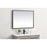 Elegant Decor Pier 27X36" LED Mirror/3000K/4200K/6400K, Black