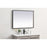 Elegant Decor Pier 27X36" LED Mirror/3000K/4200K/6400K, Black