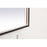 Elegant Decor Pier 27X36" LED Mirror/3000K/4200K/6400K, Black