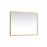 Elegant Decor Pier 27X36" LED Mirror/3000K/4200K/6400K, Brass