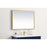 Elegant Decor Pier 27X36" LED Mirror/3000K/4200K/6400K, Brass
