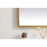 Elegant Decor Pier 27X36" LED Mirror/3000K/4200K/6400K, Brass