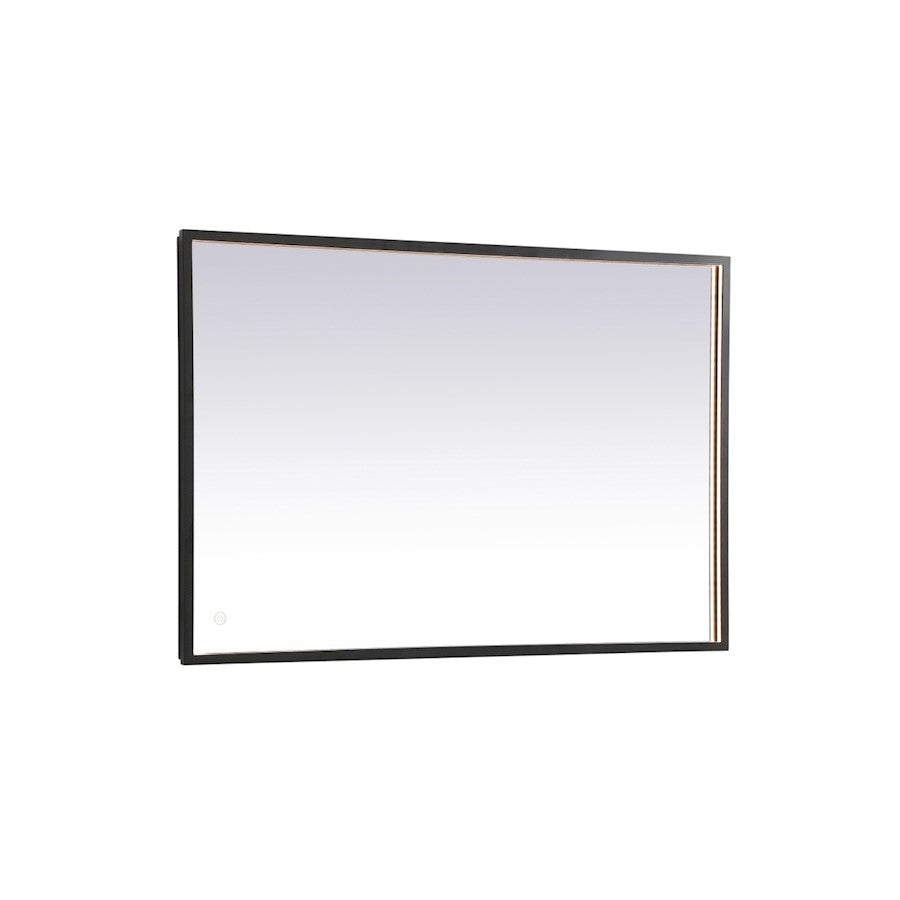 Elegant Decor Pier 27X40" LED Mirror/3000K/4200K/6400K, Black