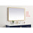 Elegant Decor Pier 27X40" LED Mirror/3000K/4200K/6400K, Brass