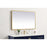 Elegant Decor Pier 27X40" LED Mirror/3000K/4200K/6400K, Brass