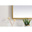 Elegant Decor Pier 27X40" LED Mirror/3000K/4200K/6400K, Brass