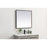 Elegant Decor Pier 30X30" LED Mirror/3000K/4200K/6400K, Black