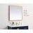 Elegant Decor Pier 30X30" LED Mirror/3000K/4200K/6400K, Brass