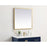 Elegant Decor Pier 30X30" LED Mirror/3000K/4200K/6400K, Brass
