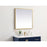 Elegant Decor Pier 30X30" LED Mirror/3000K/4200K/6400K, Brass