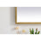 Elegant Decor Pier 30X30" LED Mirror/3000K/4200K/6400K, Brass
