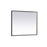 Elegant Decor Pier 30X36" LED Mirror/3000K/4200K/6400K, Black