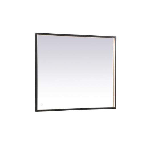 Elegant Decor Pier 30X36" LED Mirror/3000K/4200K/6400K, Black