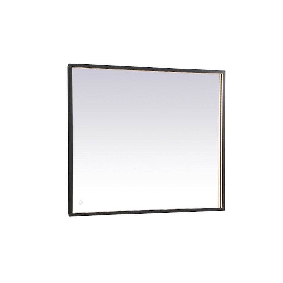 Elegant Decor Pier 30X36" LED Mirror/3000K/4200K/6400K, Black