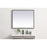 Elegant Decor Pier 30X36" LED Mirror/3000K/4200K/6400K, Black