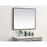 Elegant Decor Pier 30X36" LED Mirror/3000K/4200K/6400K, Black