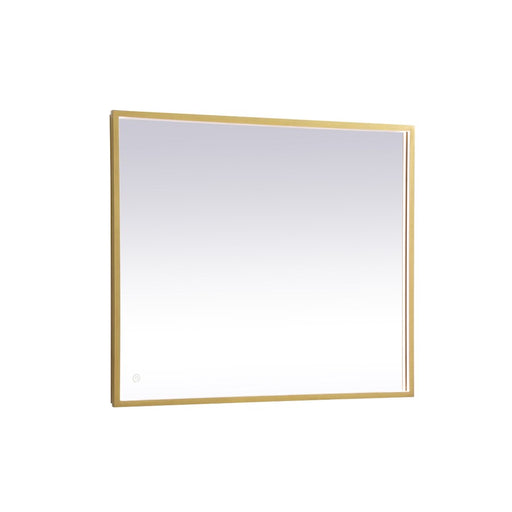 Elegant Decor Pier 30X36" LED Mirror/3000K/4200K/6400K, Brass