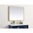 Elegant Decor Pier 30X36" LED Mirror/3000K/4200K/6400K, Brass