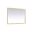 Elegant Decor Pier 30X40" LED Mirror/3000K/4200K/6400K, Brass
