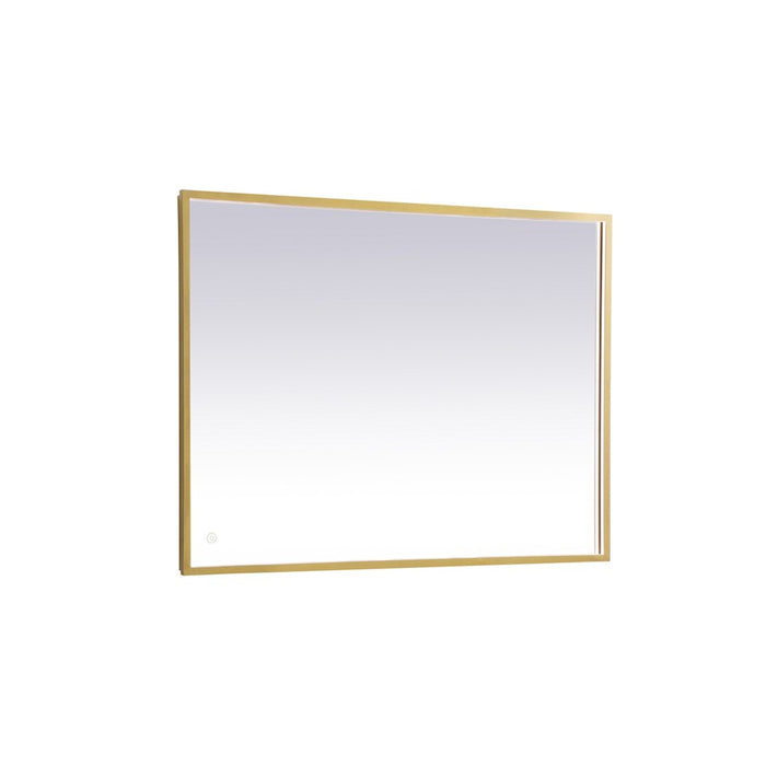 Elegant Decor Pier 30X40" LED Mirror/3000K/4200K/6400K, Brass