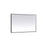 Elegant Decor Pier 30X48" LED Mirror/3000K/4200K/6400K, Black