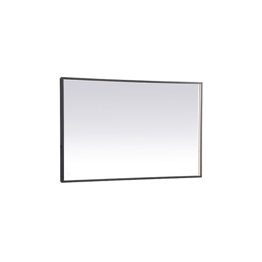 Elegant Decor Pier 30X48" LED Mirror/3000K/4200K/6400K, Black