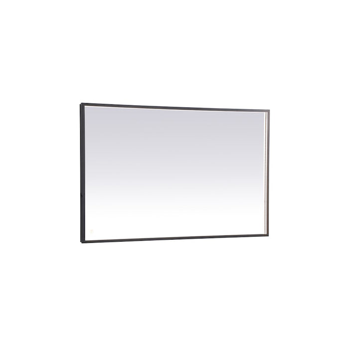 Elegant Decor Pier 30X48" LED Mirror/3000K/4200K/6400K, Black
