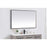 Elegant Decor Pier 30X48" LED Mirror/3000K/4200K/6400K, Black