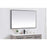 Elegant Decor Pier 30X48" LED Mirror/3000K/4200K/6400K, Black