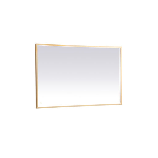 Elegant Decor Pier 30X48" LED Mirror/3000K/4200K/6400K, Brass